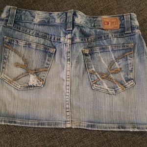 BKE Denim Mini Skirt